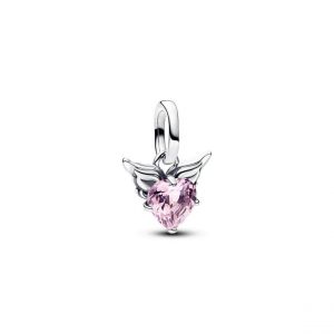 Pandora Mini Charm Pendant C?ur Ail&eacute;