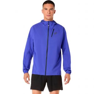 Asics Fujitrail Elite Waterproof Veste running Hommes-bleu, bleu fonc&eacute;, Taille L
