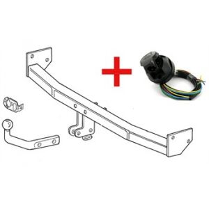 Brink Attelage «col de cygne> démontable avec outils + faisceau 434610