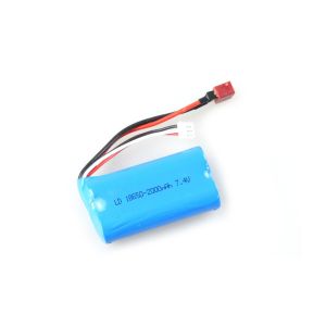 Amewi Batterie Li-Ion 2S 7,4 V 2000 mAh avec prise en T