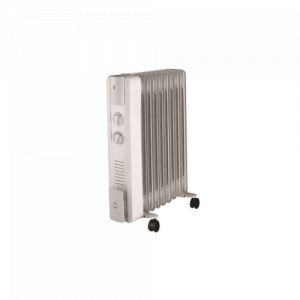 Drexon 812500 - Radiateur Bain d'huile 2500W WIN -50,5 x 23,5 x 62,5 cm - Thermostat mécanique -Blanc