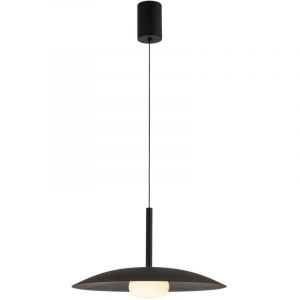 Mantra Suspension, Suspension réglable LED ronde ø46 cm Lidia Noir en Metal
