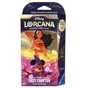 Ravensburger Disney Lorcana Jeu de Cartes à Collectionner : Le Premier chapitre – Starter Deck Ambre et Améthyste