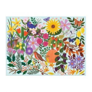 Galison Puzzle 1000 pièces : Saisons fleuries