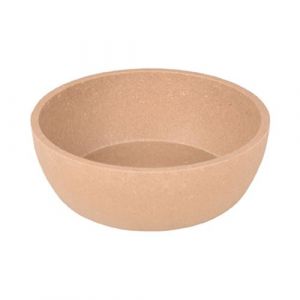 Flamingo 0.45 a 1.5 L Gamelle Rimboé en bambou taupe pour chat ou chien - (450 ML)