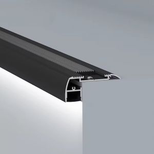 Silamp Nez de Marche Alu 2M Noir pour Ruban led 10mm