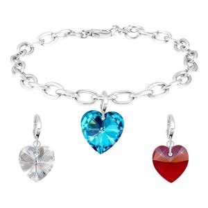 Sc Crystal Parures SB001-ARGENT+CH1251-BEBL+CH1251