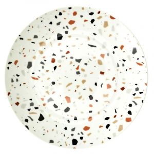 Lot de 6 iettes à Dessert "Terrazzo" 20cm Blanc Prix