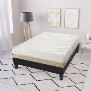 BELLECOUR LITERIE Matelas Leman 1 personne Mousse HR Hypersoft Soutien Mi Ferme