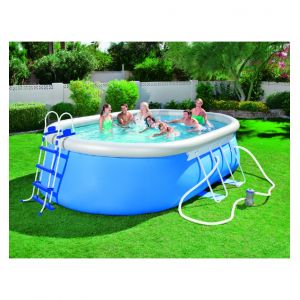 Bestway 56447 - Piscine autoportante ovale 4,88 x 3,05 x 1,07 m