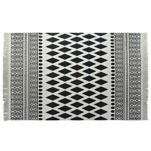 Tapis DKD Home Decor Noir Blanc (160 x 250 x 0,7 cm)