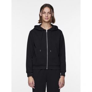 Pieces Sweat à capuche noir en coton Iris