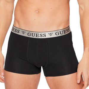 Guess T shirt pack jersey G triangle Homme Noir