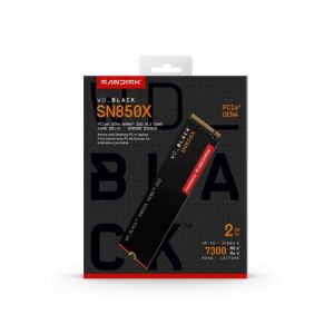 Sandisk WD BLACK SN850X PCIe Gen 4 Gaming SSD,2TB, 7300MB/s R, 5 Y Warranty