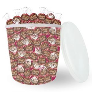 LINDT 100 bouchées LINDOR Double Chocolat 1.25 kg de Chocolat à Offrir ou à Partager entre amis