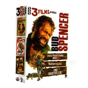 Coffret Bud Spencer - Dieu Pardonne, moi pas + Banana Joe + 5 Gachettes d'or