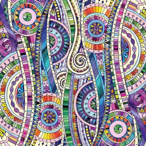 Puzzle 1023 pièces : Mosaïque géométrique