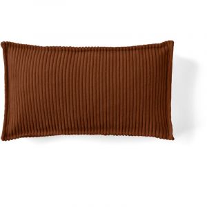 Stella - coussin - en velours côtelé - 32x57 cm - Terracotta