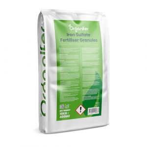 Engrais - Organifer - Engrais Pour Pelouse - Sulfate De Fer Engrais - &Eacute;liminateur De Mousse - 10 Kg Pour 500M2