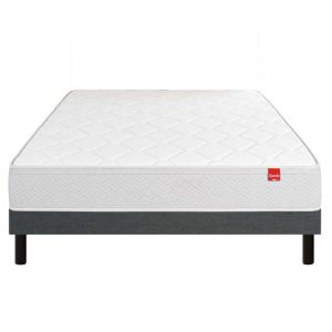 Epeda Ensemble Itinéraire + Sommier Confort Medium 180x200 - Double Sommier