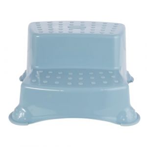 Keeeper Tabouret Marchepied à 2 marches, de 3 à 14 Ans Environ, Fonction antidérapante, 40 x 37 x 21 cm, Igor Pure, Bleu (Nordic Blue)