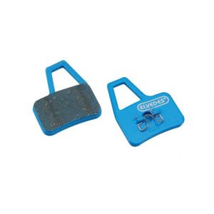 Elvedes 1 Paire Organic Set de Plaquettes de Freins Velo/VTT/E-Bike/Route pour Hayes El Camino Mixte Adulte, Bleu