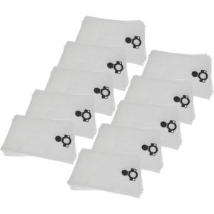 Vhbw 50x Sacs compatible avec Nilfisk Attix 33-2M IC, 33-2M PC, 33-2L IC Mobile aspirateur - microfibre non tissée, 52,5cm x 39cm blanc