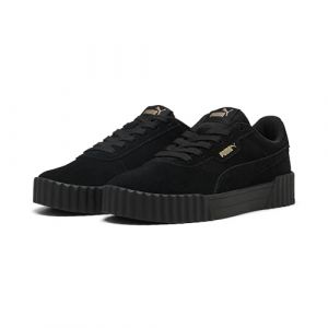 Puma Baskets Carina 3.0 SD pour Femme, Noir et dor&eacute;, 41 EU Black Gold, 42 EU