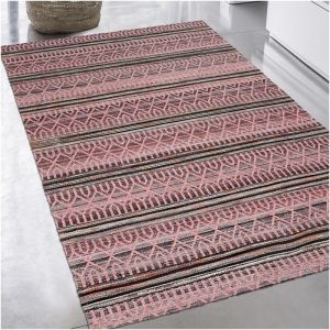 Unamourdetapis UN AMOUR DE TAPIS VORELA 80x150 cm Tapis Moderne Tapis Chambre Tapis Rectangulaire Tapis Rose