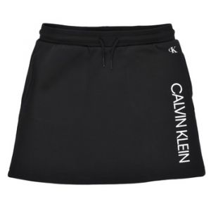 Image de Calvin Klein Jupes Jeans INSTITUTIONAL LOGO SKIRT Noir - Taille 8 ans,10 ans,12 ans,14 ans,16 ans