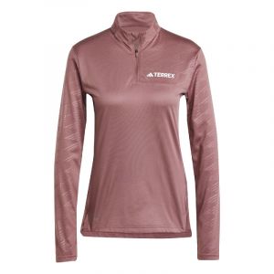 Adidas Terrex Multi Half-Zip LS - Maillot thermique femme Quick Crimson XS
