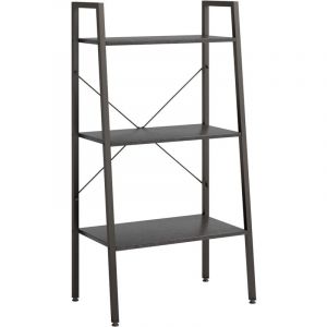 VidaXL Étagère sur pied 3 niveaux Noir 56x35x108 cm