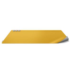 Uniq Tapis de bureau r&eacute;versible Hagen - Canary Yellow / Chalk Grey