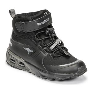 KangaROOS Baskets High KX Hydro pour gar&ccedil;on, Jet Black Steel Grey, 29 EU