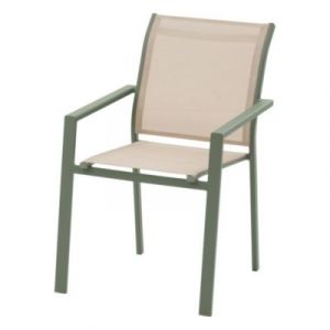 Hesperide Fauteuil repas Essentia lin/vert laurier