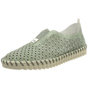 Rieker N1963, Mocassin Femme, Vert 52, 39 EU