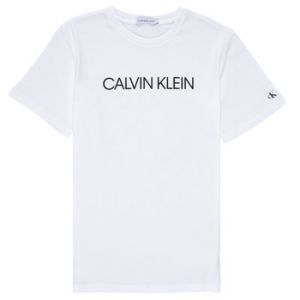 Calvin Klein T-shirt enfant Jeans INSTITUTIONAL T-SHIRT Blanc - Taille 8 ans