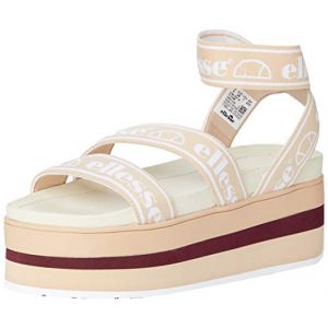 ELLESSE Sandales 613588 Elina Text Af EU 38 Nat / Off White / Burg