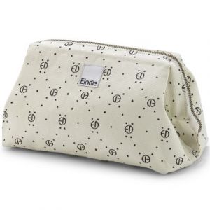 Image de Elodie Details Zip&Go Trousse de Toilette - Monogram, Blanc/Noir