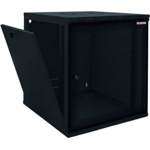 Logilink Canovate SOHO Armoire montable sur mur noir, RAL 9005 15U 19-