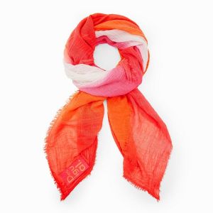 Image de Desigual Foulard tiedye effet dégradé Rose