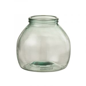 Jolipa Vase en verre transparent en verre transparent 21x21x20 cm - Transparent