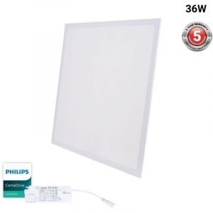 Barcelona led Panneau LED r&eacute;tro-&eacute;clair&eacute; encastrable 60x60cm - 4860lm - driver Philips - 36W - UGR22 - IP40