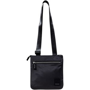 Armani Exchange Icon Flat Crossbody, Bandouli&egrave;re Homme, Noir, Taille Unique