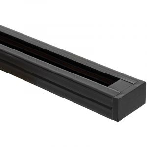 Rail Monophas&eacute; Pc 1 M&egrave;tre Pour Spots Led Noir