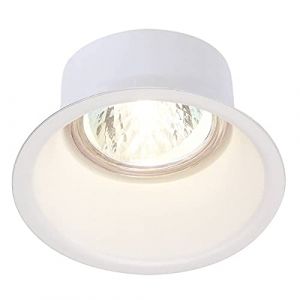 SLV Spot Encastr&eacute; LED HORN-O | Blanc, Rond, Spot de Plafond Variable pour Eclairage Int&eacute;rieur | Spot LED, Encastr&eacute;, Projecteur de Plafond | Plafonnier, Lampe Encastr&eacute;e, 1 Lampe | GU10 QPAR51, EEC E-A++
