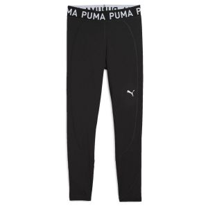 Puma Collant long Strong noir foncé blanc femme - L