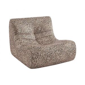 Chauffeuse tissu l&eacute;opard 1 place - Sokol