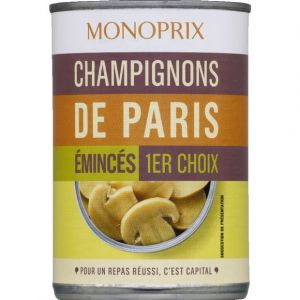 Monoprix Champignons de Paris &eacute;minc&eacute;s