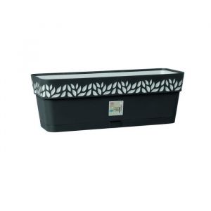 Stefanplast Balconni&egrave;re Cl&OElig; - 50 cm - Gris graphite et gris clair